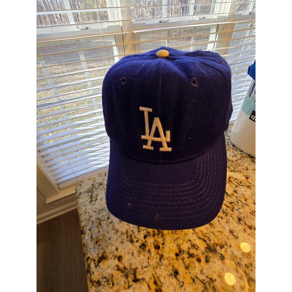 Vintage Sports Specialties Los Angeles Dodgers Wool Hat The Pro Blue LA Cap Mens
